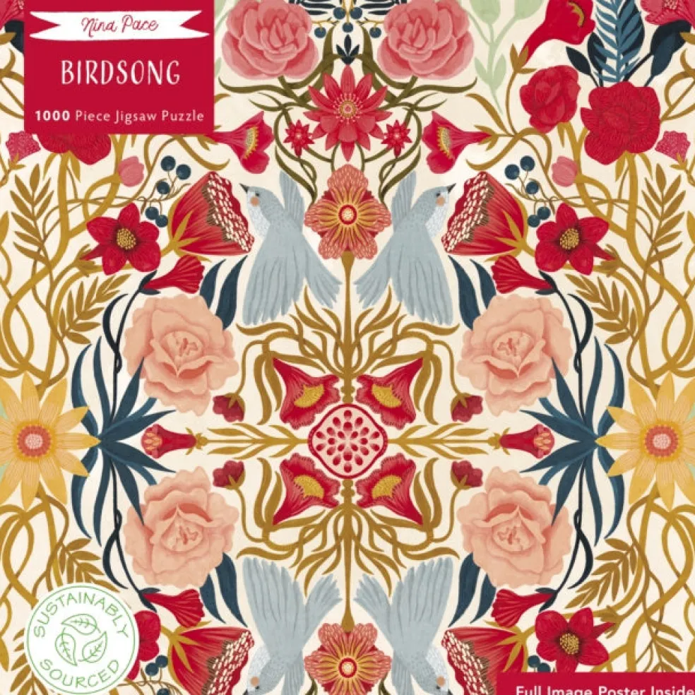 Adult Sustainable Jigsaw Puzzle Nina Pace: Birdsong