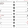 Agenda horizontal, ruskea 2026