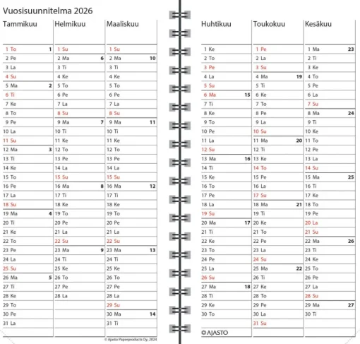 Agenda Plan, musta 2026
