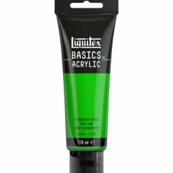 Akryyliväri 118ml 985 Fluorescent Green Liquitex Basics Acrylic