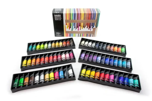 Akryylivärilajitelma 72x22 ml Liquitex Basics Acrylic