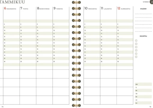 Arjen onni Planner 2025