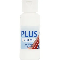 Askartelumaali 60ml valkoinen Plus Color