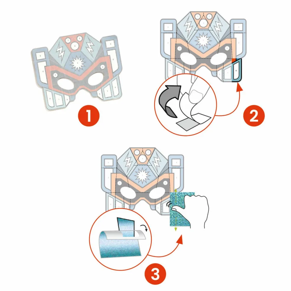 Askartelusetti robottinaamiot Djeco