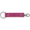 Avaimenperä Miiko pinkki hirvennahkaa 14x3 cm