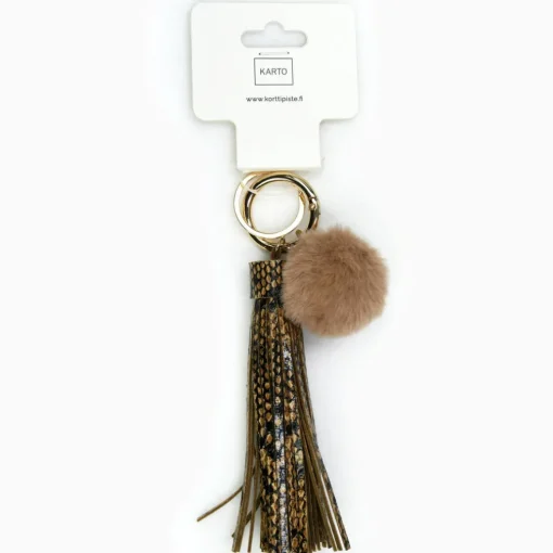 Avaimenperä Pörrö ruskea