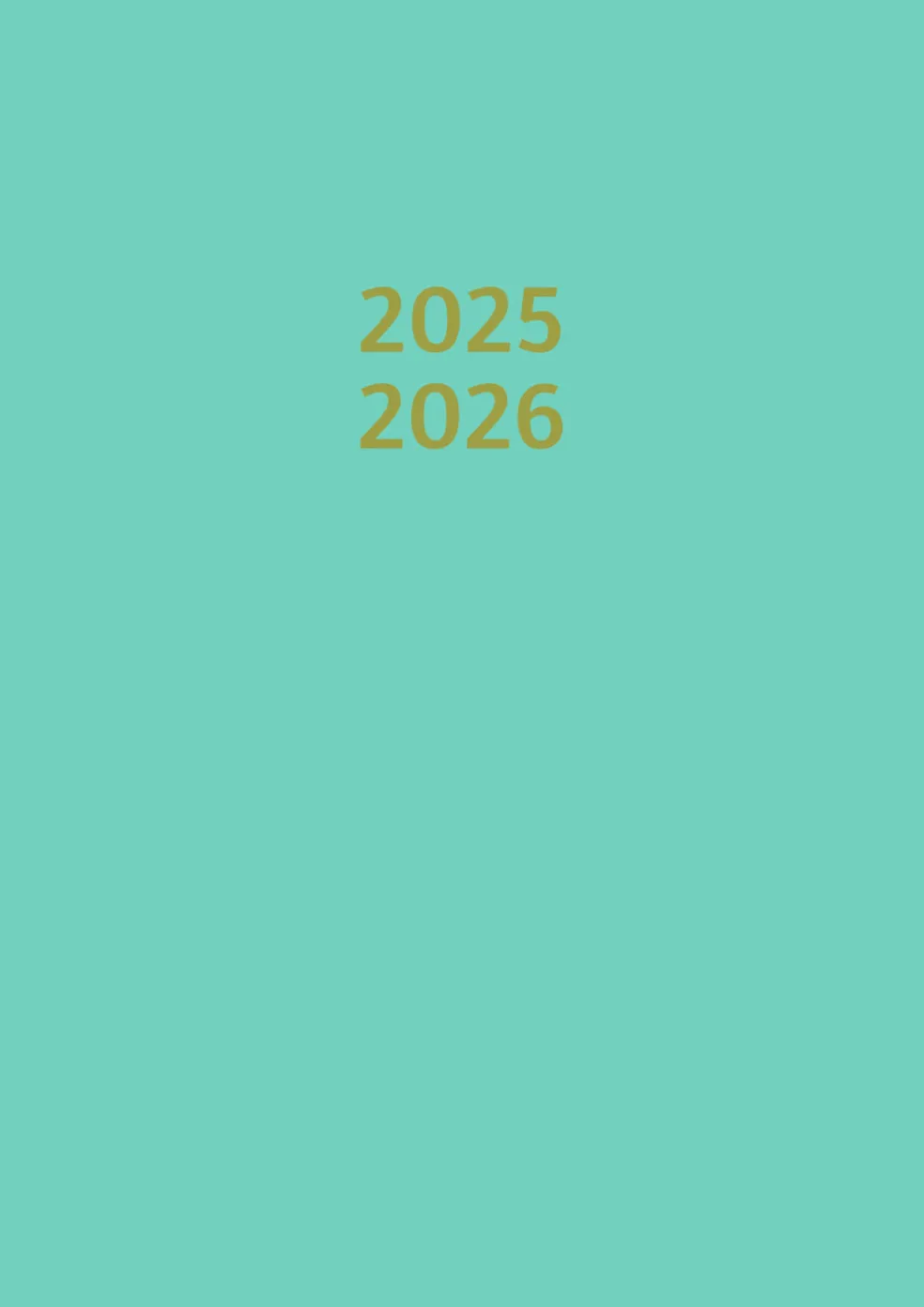 Basic Senator A6 2025-2026 (16 kk), sininen