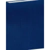 Bujo-muistikirja sininen kangas