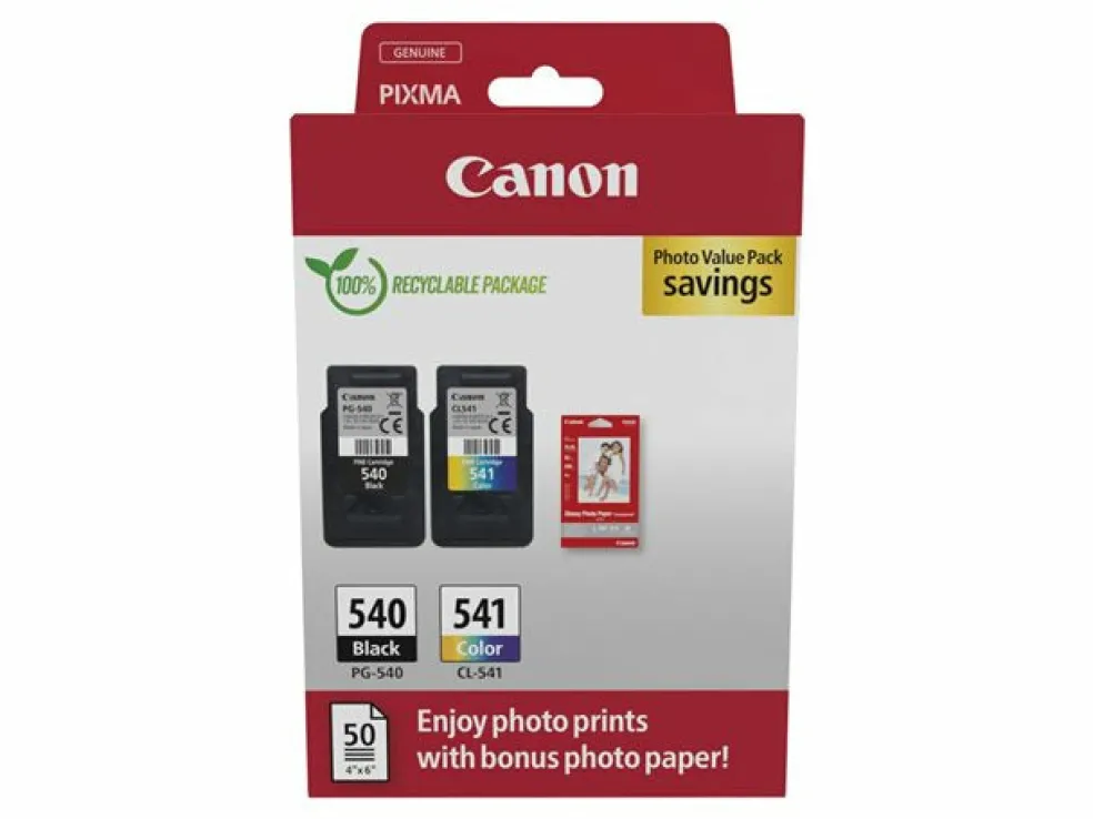 Canon PG-540/CL-541 Photo Paper Value Pack