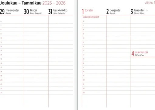 Color A6, punainen 2026