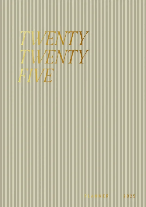 Cozy Planner 2025 - Sand Stripes