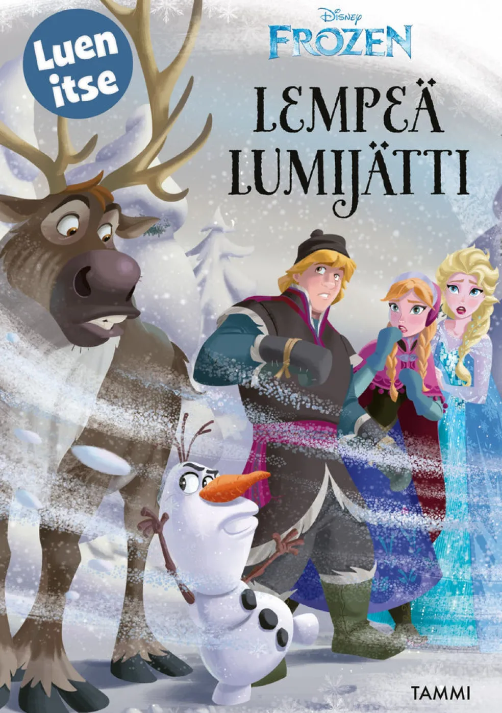 Disney. Frozen. Lempeä lumijätti. Luen itse