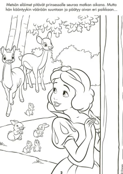 Disney Prinsessat Iso värityskirja