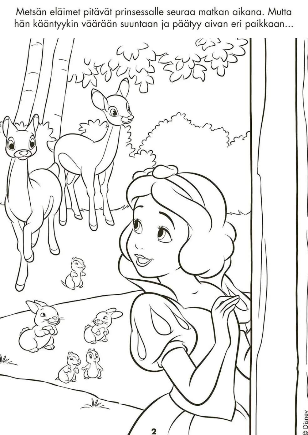 Disney Prinsessat Iso värityskirja