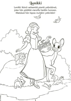 Disney Prinsessat Iso värityskirja