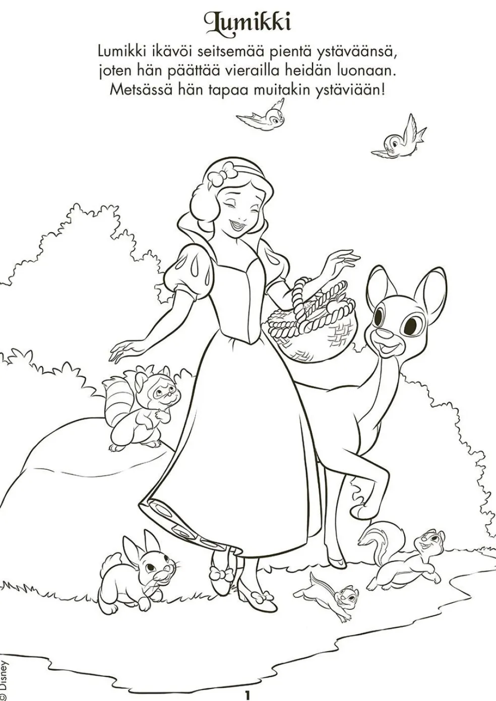 Disney Prinsessat Iso värityskirja