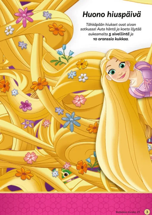Disney Prinsessat Satujen puuhakirja