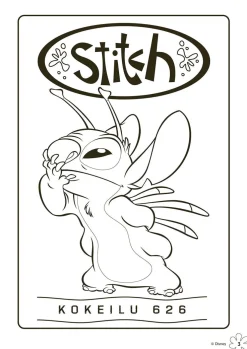 Disney Stitch värityskirja