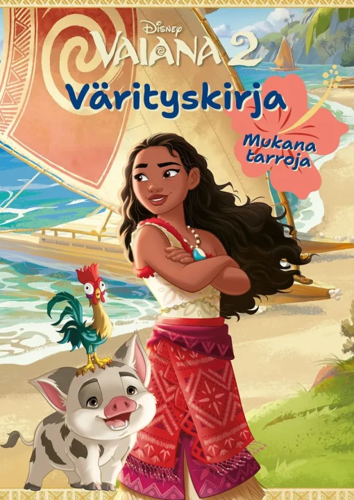Disney Vaiana 2 värityskirja