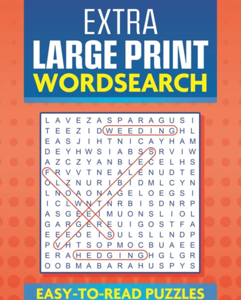 Extra Large Print Wordsearch