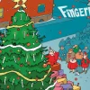 Fingerpori adventtikalenteri Suuren kuusen ympärillä