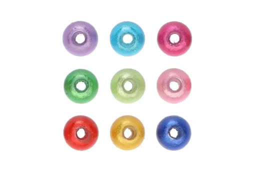 Helmi heijastava 6mm/100 kpl värilliset