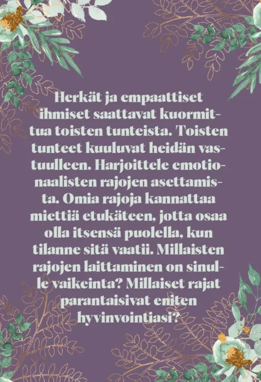 Herkän voimakortit Hidasta Elämää