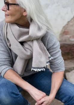 Huivi Lapuan Kankurit Viiru kaneli 100% merinovillaa