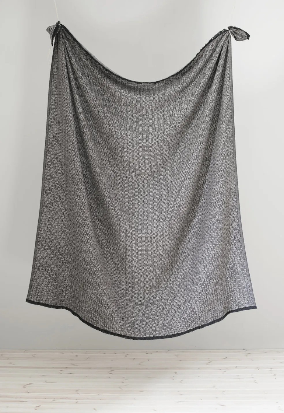 Huopa Lapuan Kankurit Koli 135x170cm, musta-beige