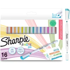 Huopakynä 16 kpl Sharpie S-Note Duo