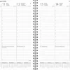 Iso Notes (kalenteri + kierrevihko) musta keinonahka 2026