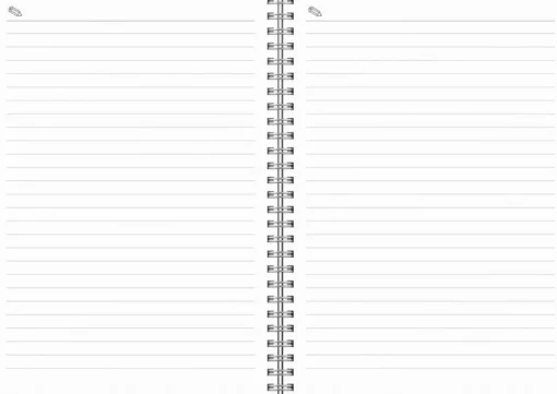 Iso Notes (kalenteri + kierrevihko) musta keinonahka 2026