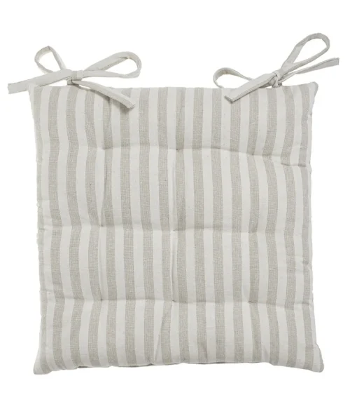 Istuintyyny 38x38cm beige/valkoinen