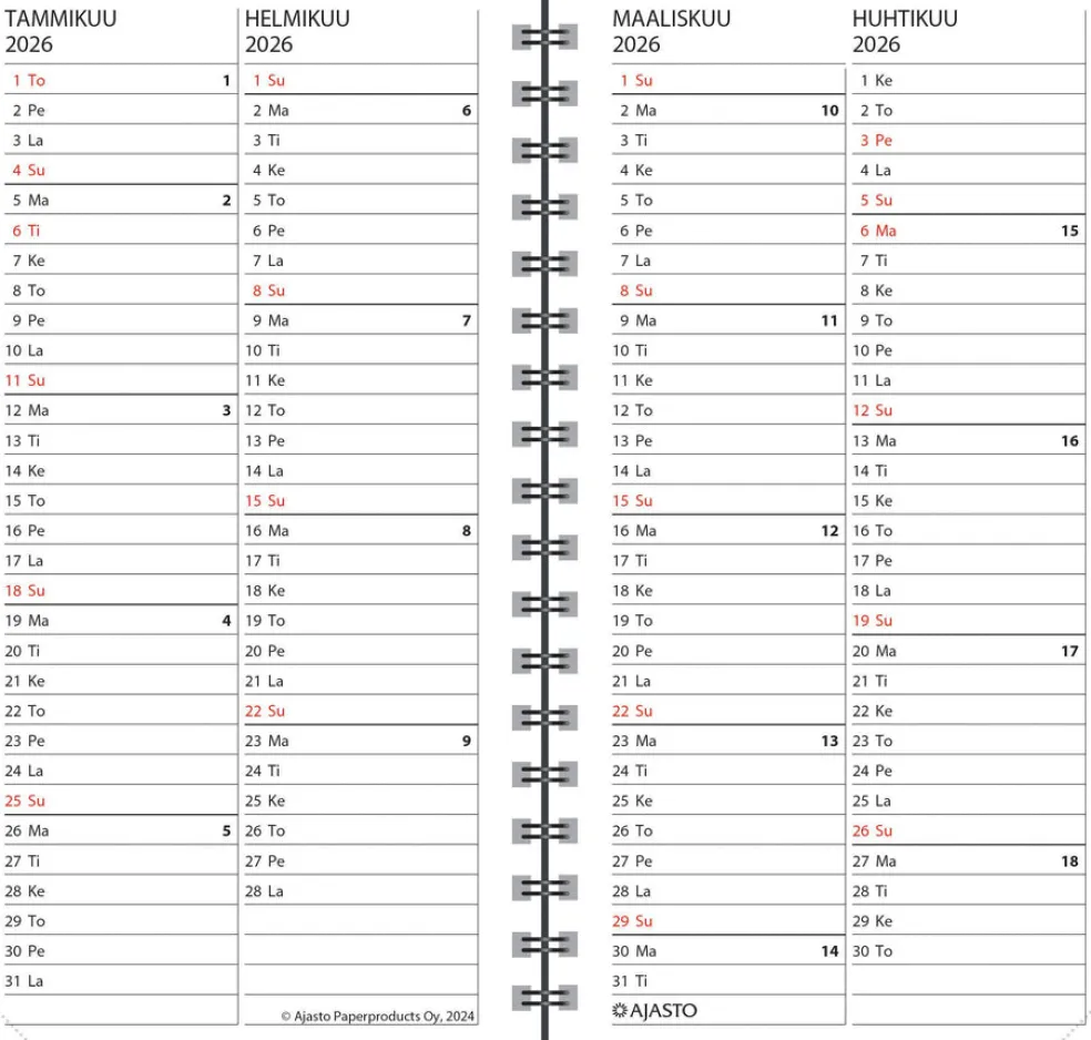 Jokapäivä-vuosipaketti 2026