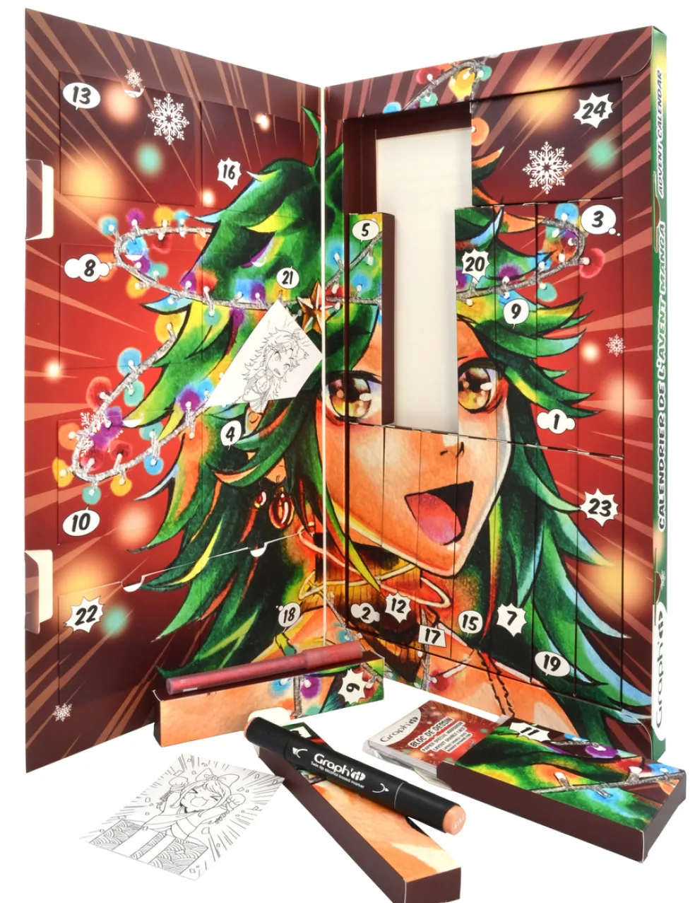 Joulukalenteri Manga Graph'it