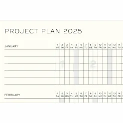 Kalenteri A5 Weekly Planner & notebook 2025 Leuchtturm1917 Black kovakantinen pistesivut