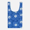 Kassi Marimekko Smartbag Unikko, sininen, tummansinen, luonnonvalkoinen