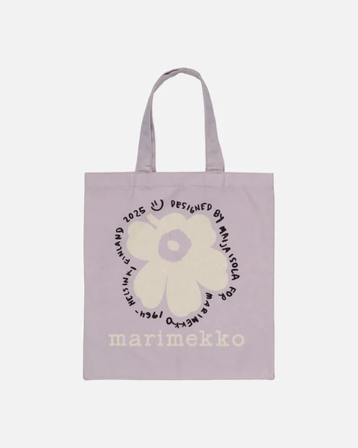Kassi Marimekko Vankka, luonnonvalkoinen, lila, musta