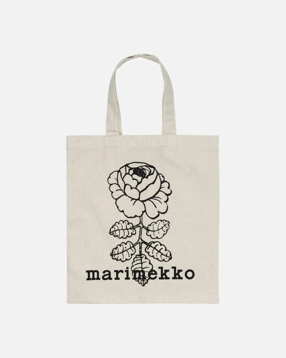 Kassi Marimekko Vankka, luonnonvalkoinen, musta