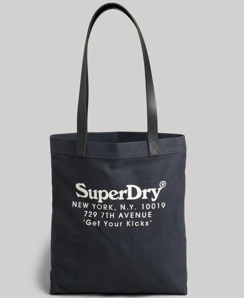 Kassi Superdry Vintage Graphic Shopper tummansininen