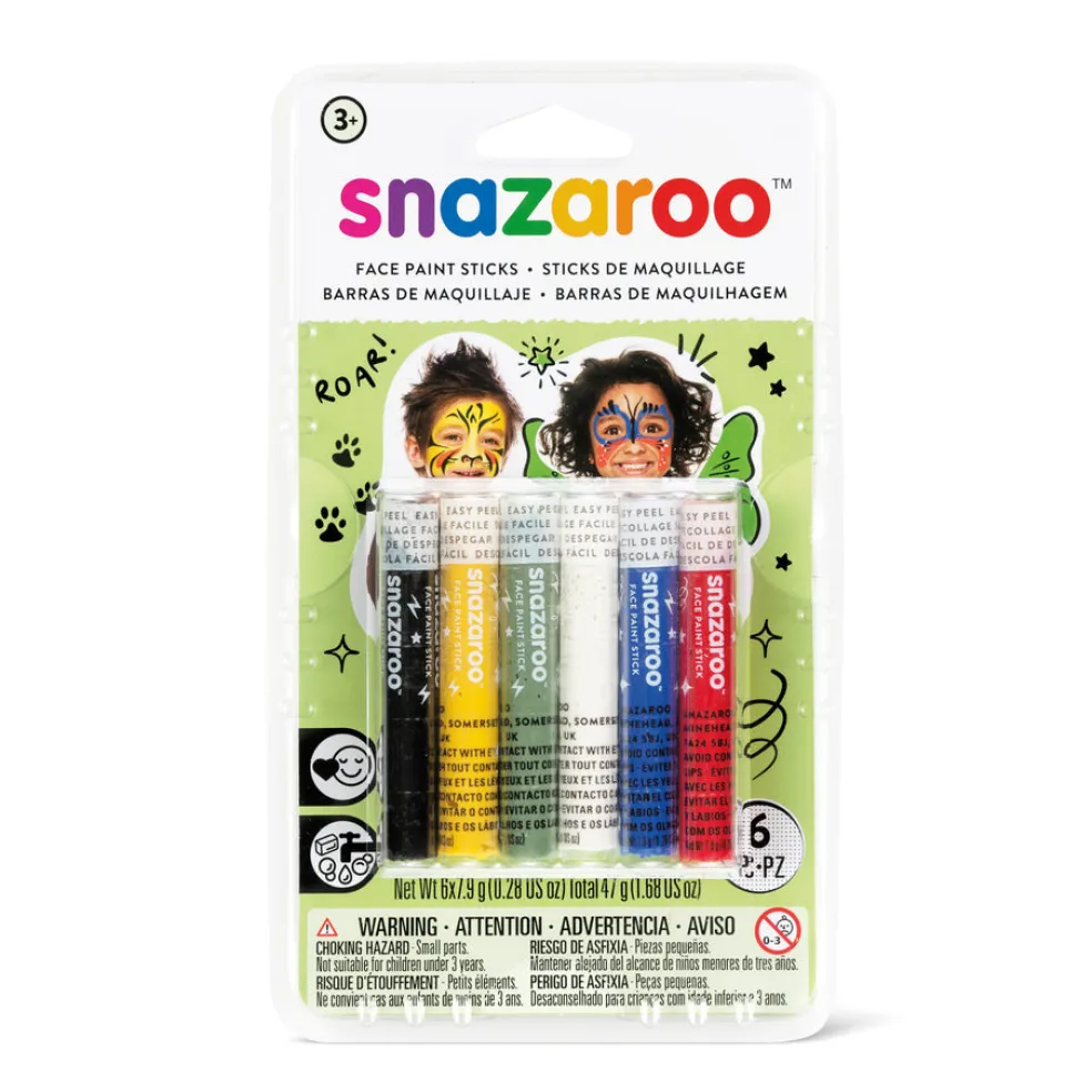 Kasvomaalausliitu Snazaroo 6 väriä