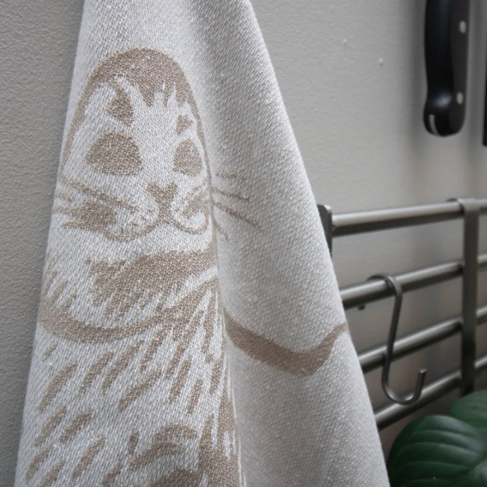 Keittiöpyyhkeet Suomen Luonnonsuojeluliitto Retrologo hiekka