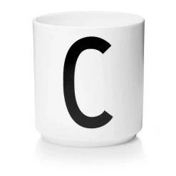 Kirjainmuki C, Design Letters valkoinen