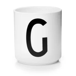 Kirjainmuki G, Design Letters valkoinen
