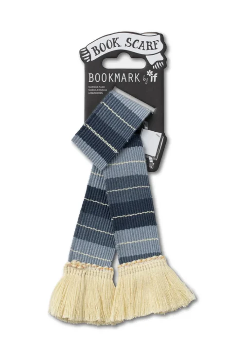 Kirjanmerkki Book Scarf Grey & Cream