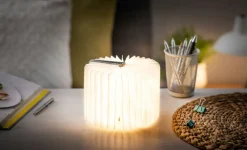 Kirjavalo Gingko Smart Book Light Mini, harmaa pellava