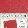 Kirjekuori C6/10 punainen kimalle