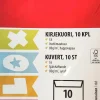 Kirjekuori ILOX C6 10 kpl punainen, itseliimautuva