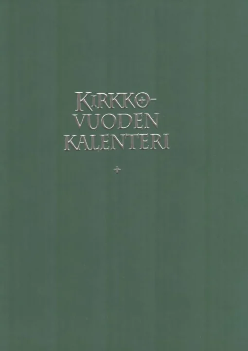 Kirkon viikkokalenteri 2026 + vihreät pujotuskannet + kynäpidike
