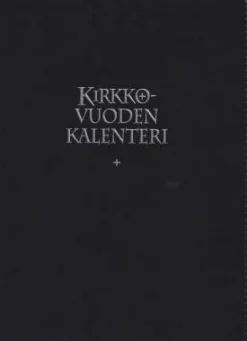 Kirkon viikkomuistio 2026 + mustat pujotuskannet + kynäpidike